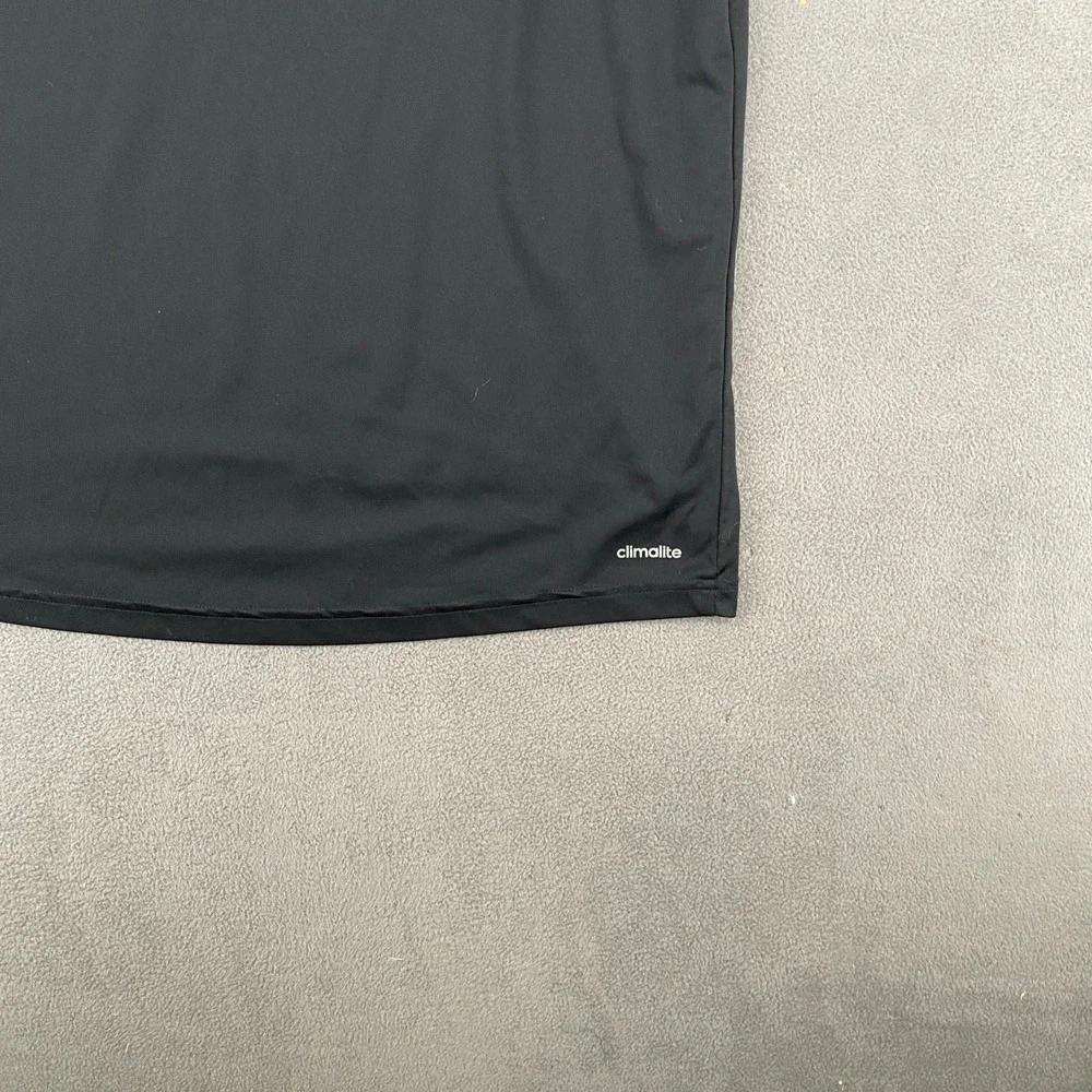 Adidas Mens Climalite Short Sleeve Training Shirt Black AX8244 Size Large